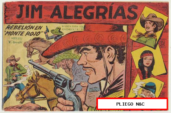 Jim Alegrías nº 9. Editorial maga 1960