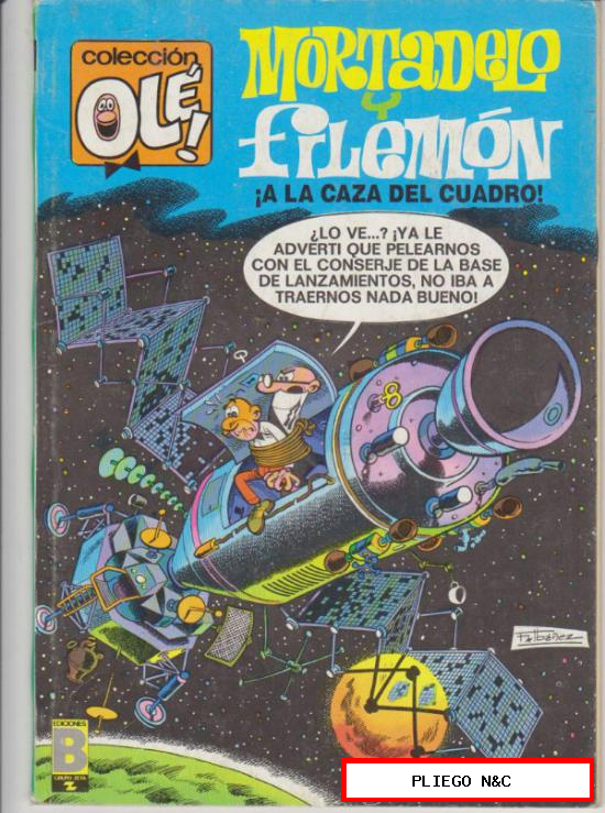 Colección Olé nº 96. Mortadelo y Filemón. 1ª edición 1988. Ediciones B