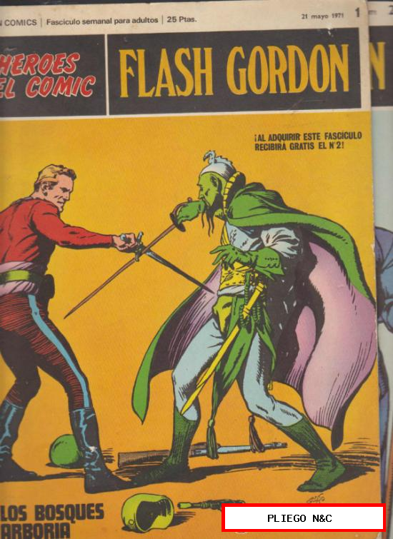 Flash Gordon. Nº 1 y 2. Buru Lan 1971