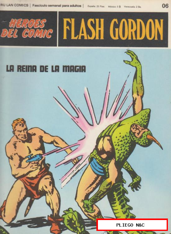 Flash Gordon. Lote de 14 ejemplares del 06 al 019. Buru Lan 1971