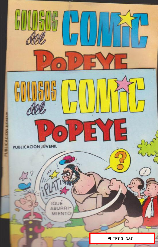 Colosos del Comic. Popeye nº 15, y 20
