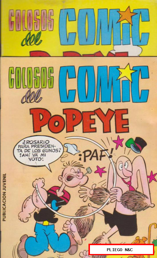 Colosos del Comic. Popeye nº 15, y 22