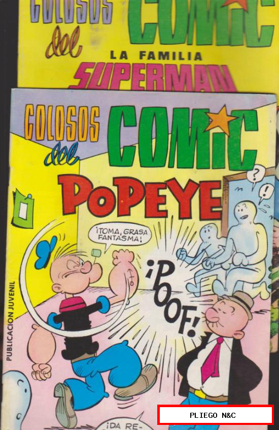 Colosos del Comic. La Familia Superman nº 7 y Popeye nº 10