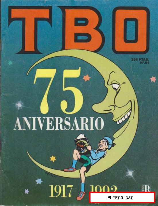 T B O 75 aniversario. Contiene el recortable en pagina central