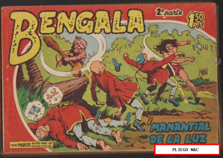 Bengala 2ª. Maga 1960. Colección completa 45 ejemplares. Conservación