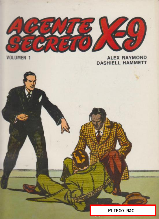 Agente Secreto X-9. Lote de 4 ejemplares del 1 al 4. Colección a falta del 6 y 7. B.O.