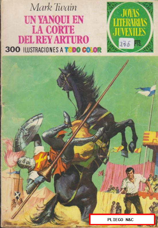 Joyas Literarias Juveniles nº 5. Un Yanqui en la Corte del Rey Arturo. 3ª Edición 1975