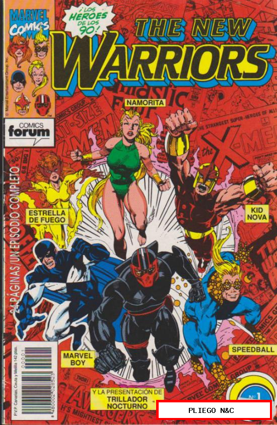 The New Warriors. Forum 1991. Nº 1
