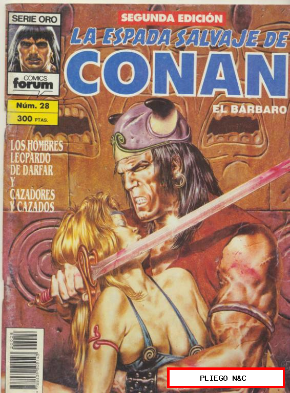 La Espada Salvaje de Conan. Forum 1989 (2ª Edición) Nº 28