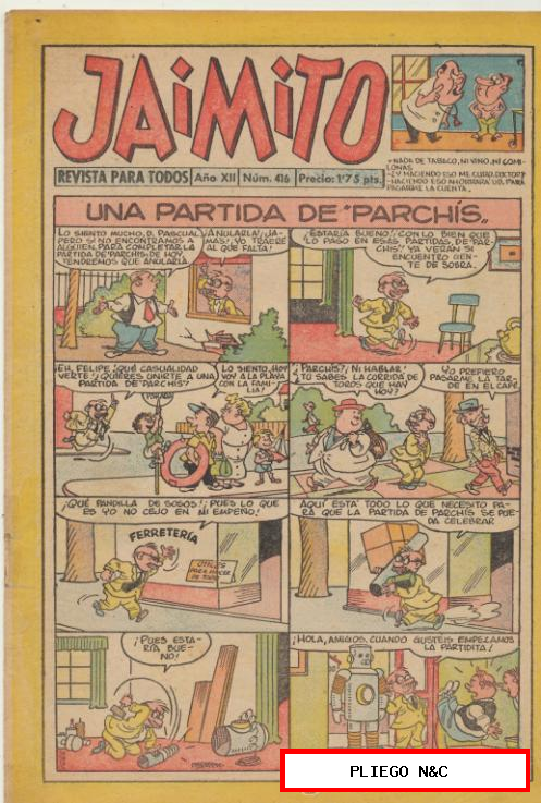 Jaimito 416. Valenciana 1945