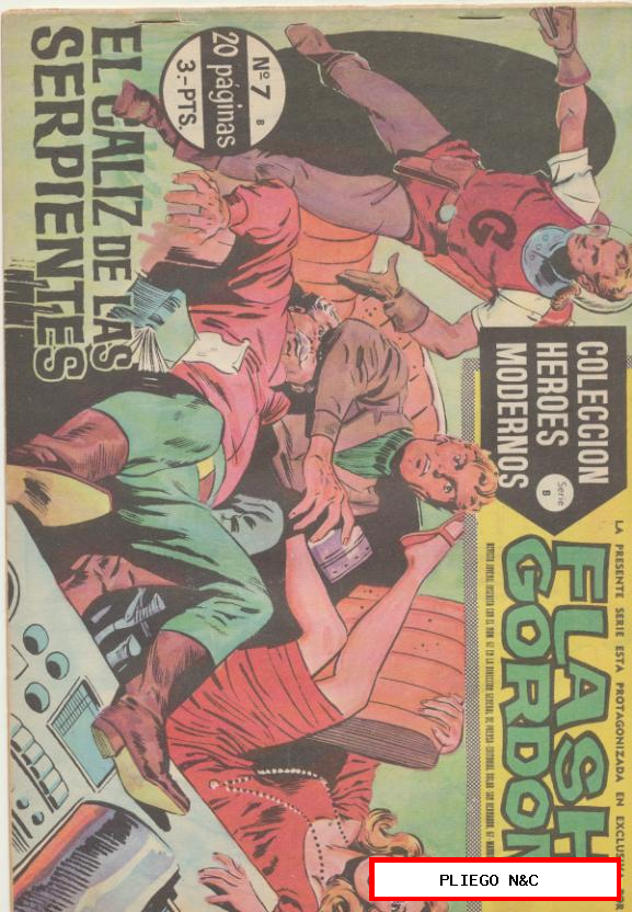 Flash Gordon Serie B nº 7. Héroes Modernos