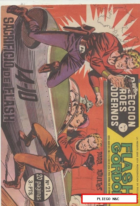 Flash Gordon Serie B nº 21. Héroes Modernos