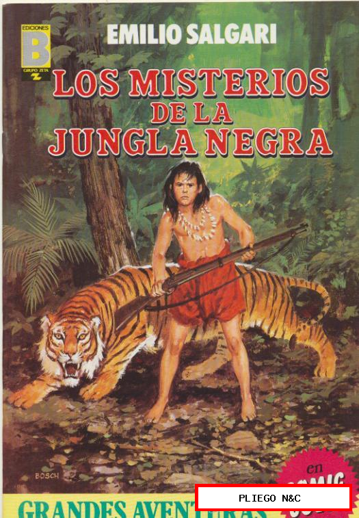 Grandes Aventuras nº 5. (Joyas Literarias) Ediciones B. Los Misterios de la jungla