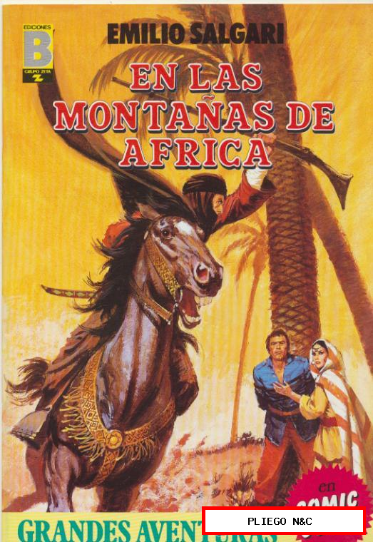 Grandes Aventuras nº 8. (Joyas Literarias) Ediciones B. En las Montañas de África