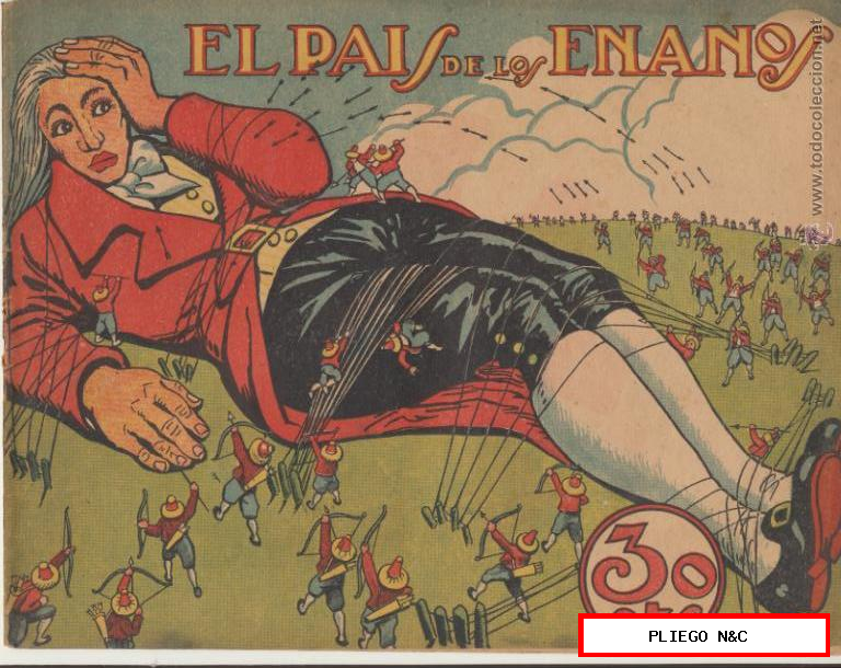 Gráfica TBO nº 3. El País de los Enanos. Buigas 1919. Dibujos de Urda