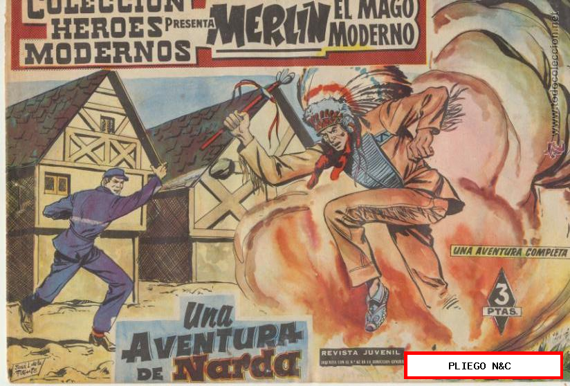 Merlín El Mago Moderno nº 9. Dolar 1960