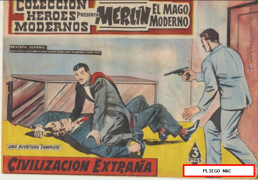 Merlín El Mago Moderno nº 8. Dolar 1960