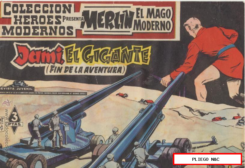 Merlín El Mago Moderno nº 6. Dolar 1960