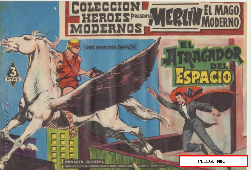 Merlín El Mago Moderno nº 3. Dolar 1960