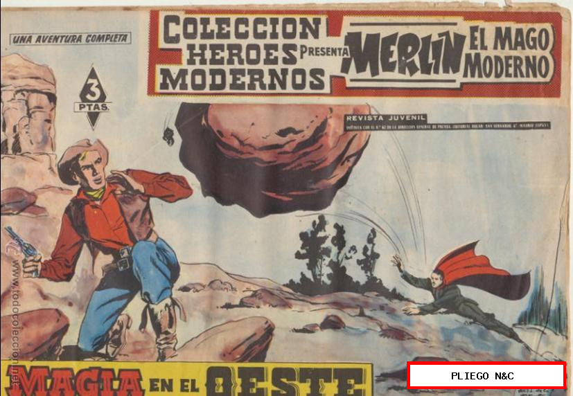 Merlín El Mago Moderno nº 2. Dolar 1960
