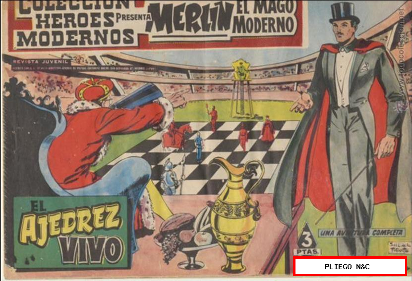 Merlín El Mago Moderno nº 1. Dolar 1960