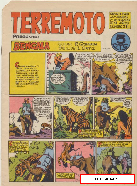 Terremoto nº 28. Bengala