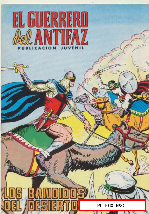 El Guerrero del Antifaz. nº 232. Valenciana 1972