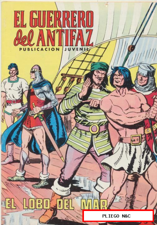 El Guerrero del Antifaz. nº 199. Valenciana 1972