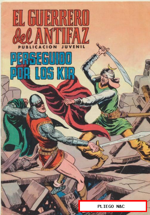 El Guerrero del Antifaz. nº 148. Valenciana 1972