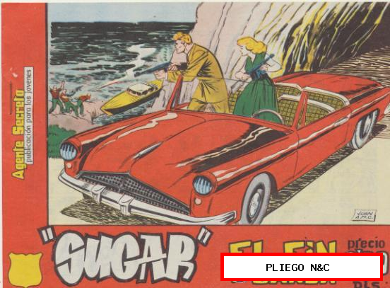 Sugar Agente Secreto. nº 10. Hispano Americana 1963. ¡IMPECABLE!