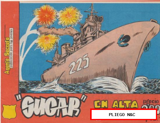 Sugar Agente Secreto. nº 34. Hispano Americana 1963. ¡IMPECABLE!