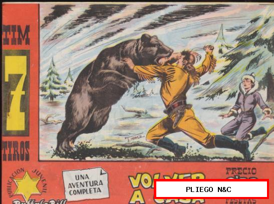 Tim 7 Tiros nº VOLVER A CASA Hispano Americana 1964. ¡IMPECABLE!