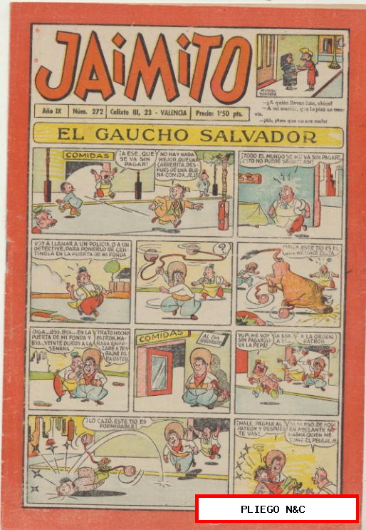 Jaimito 272. Valenciana 1945