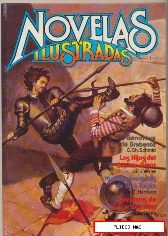 Novelas Ilustradas nº 3. Tapas duras. 1ª Edición Bruguera 1984