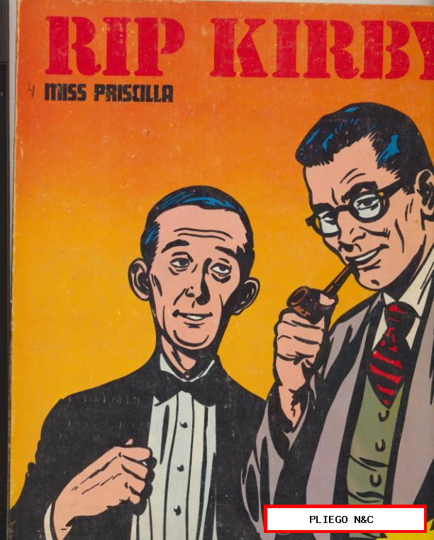 Rip Kirby nº 4. Miss Priscilla. Buru lan 1974