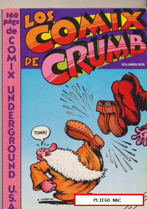Los Comix de Crumb. volumen dos. 160 páginas. 1ª Edición