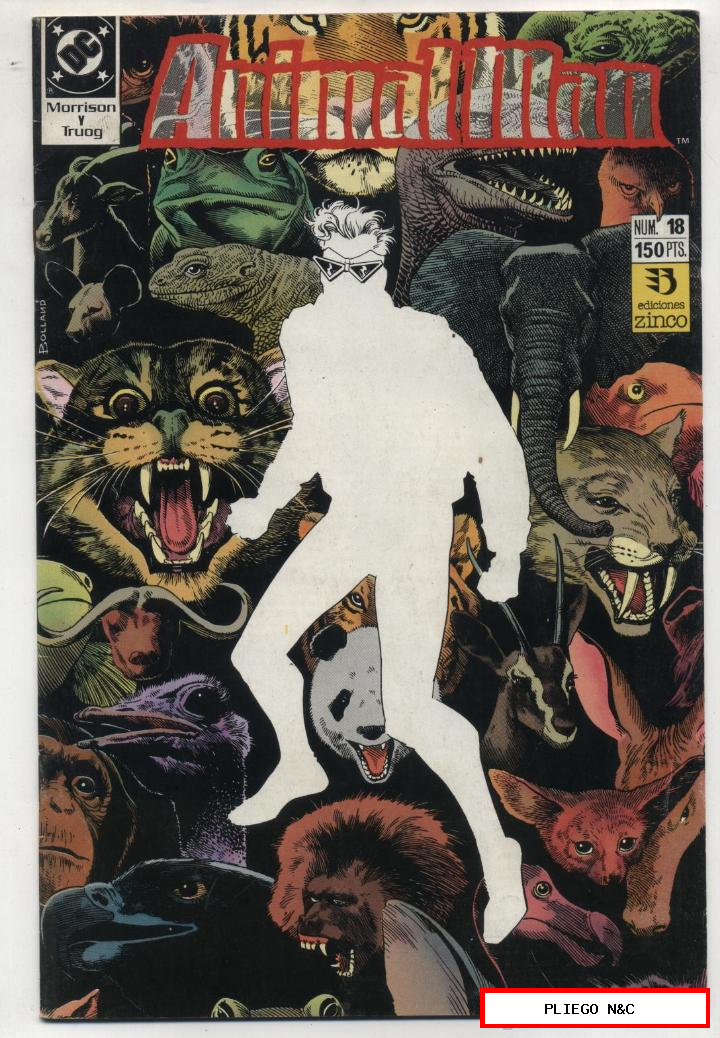 Animal Man. Zinco 1989. Nº 18