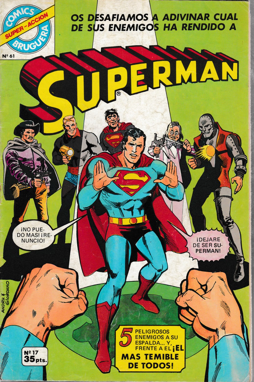 Superman. Bruguera 1979. Nº 17
