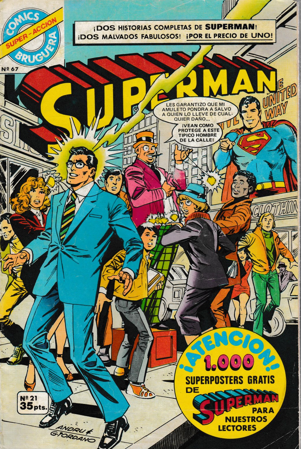 Superman. Bruguera 1979. Nº 21