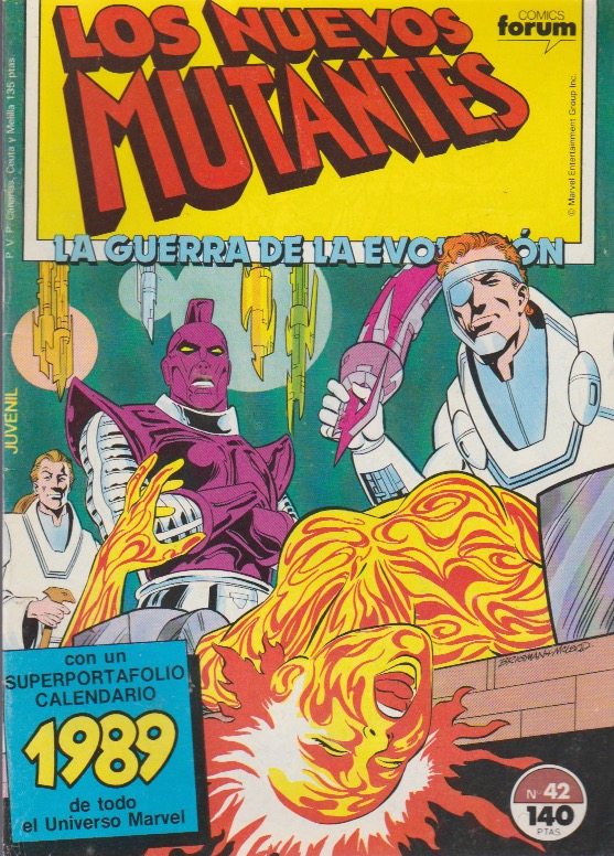 Los Nuevos Mutantes. Forum 1986. Nº 42