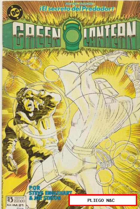Green Lantern. Zinco 1986. Nº 21