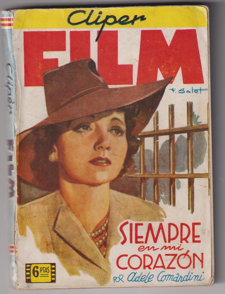 Cliper Film nº 1. Siempre en mi Corazón por Adele Comandini. Cliper 1949