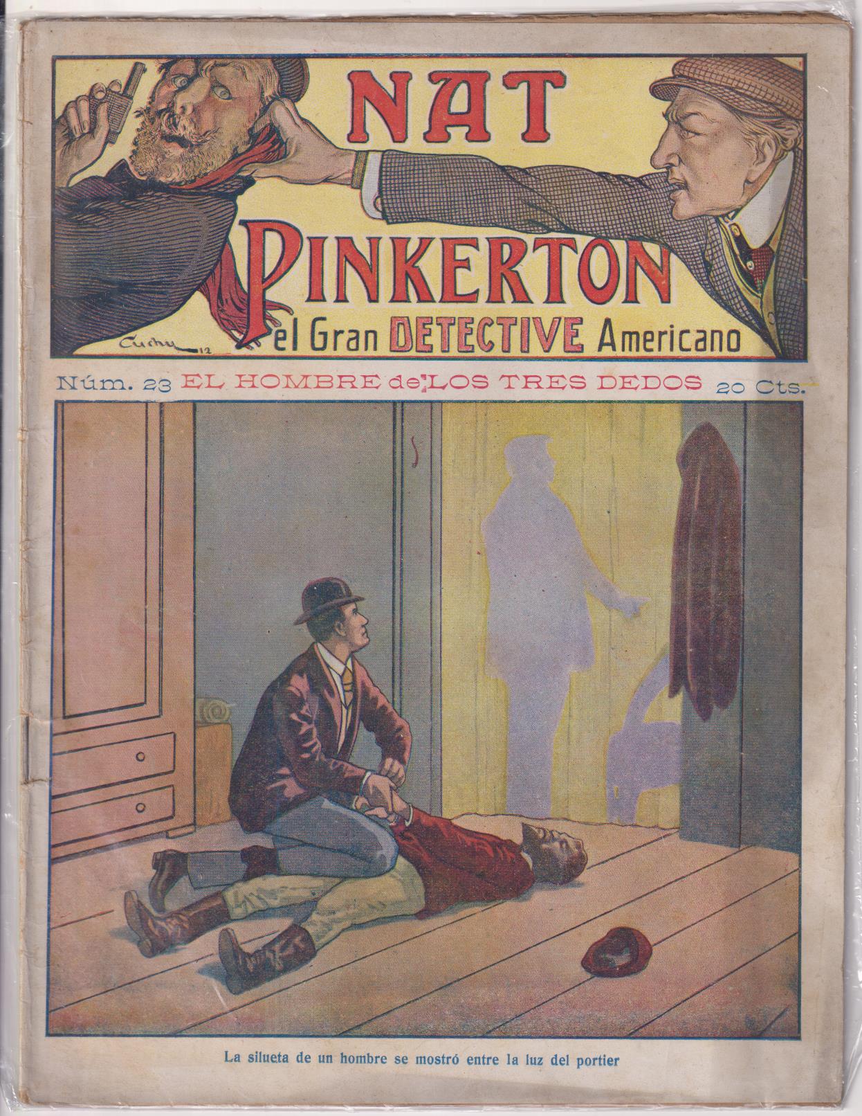 Nat Pinkerton. El Gran detective Americano nº 23. Seguí. (26x21) 31 p.p. con imágenes