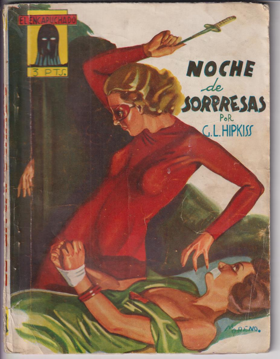 El Encapuchado nº 3. Noche de Sorpresas. 1ª Edición Cliper 1946