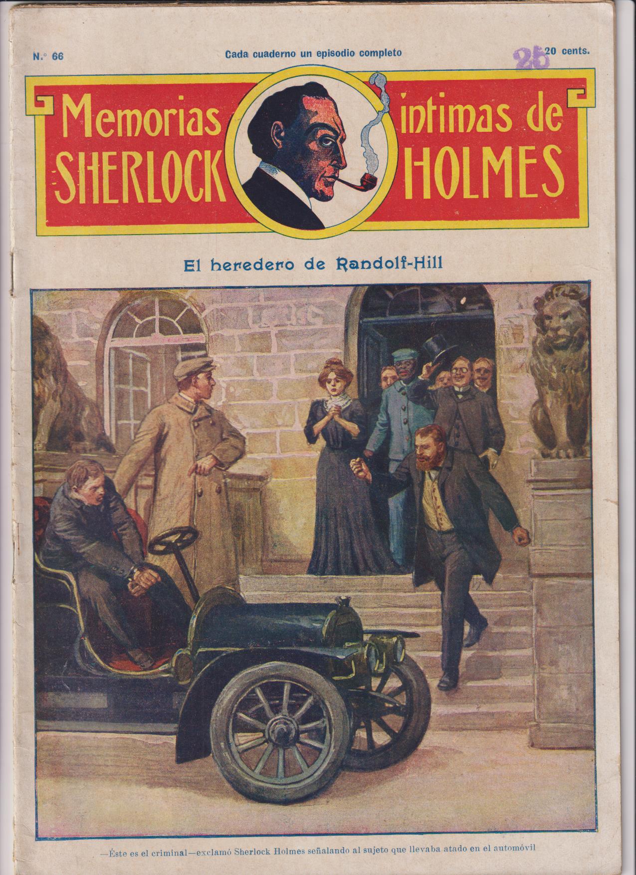 Memorias Íntimas de Sherlock Holmes nº 66. El heredero de Randon Hill