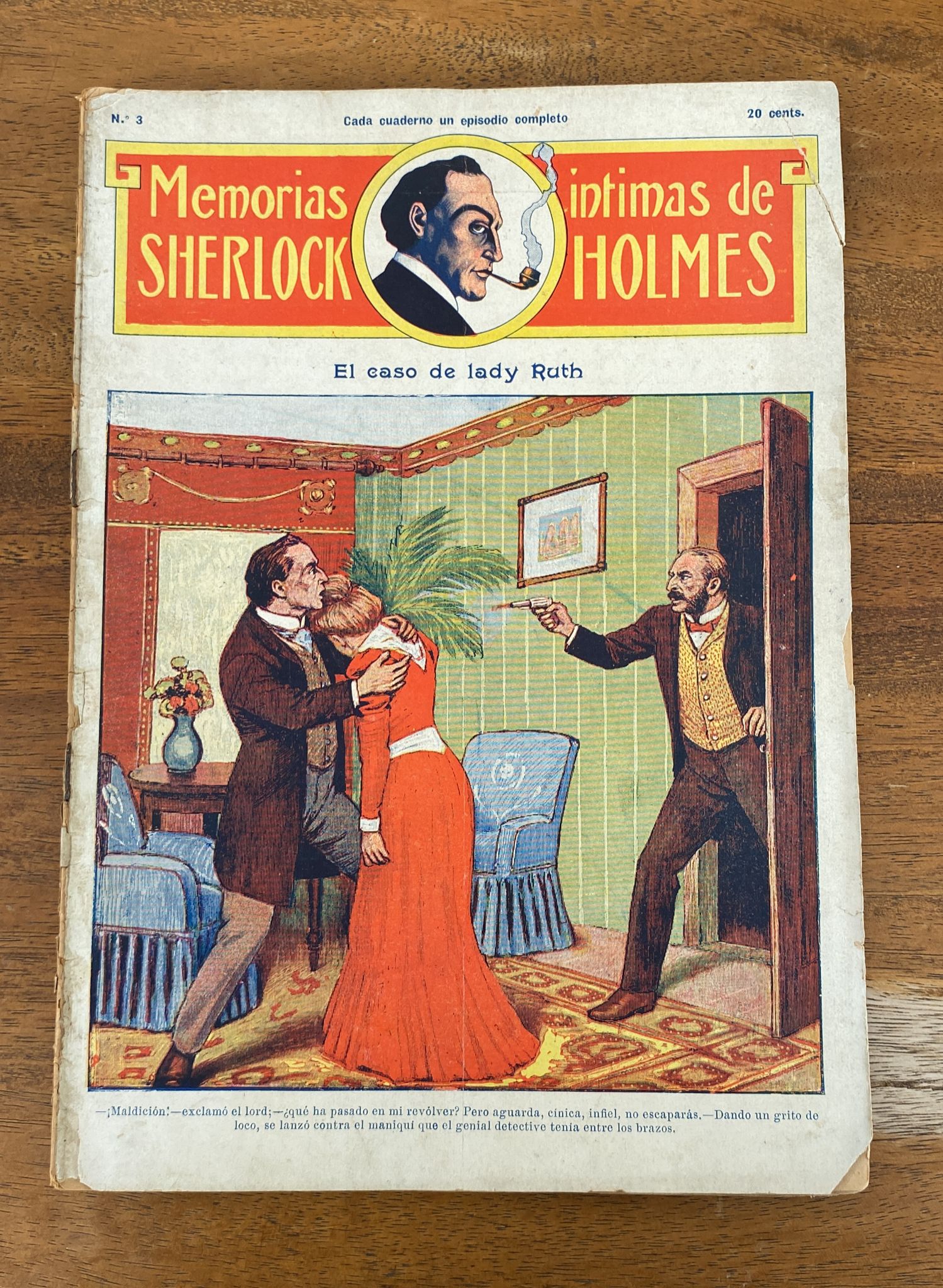 Memorias Íntimas de Sherlock Holmes nº 3. F. Granada y Cª