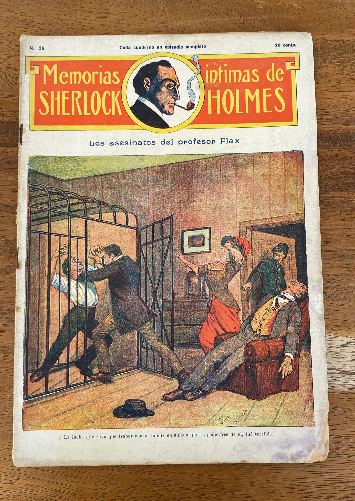 Memorias Íntimas de Sherlock Holmes nº 28. F. Granada y Cª