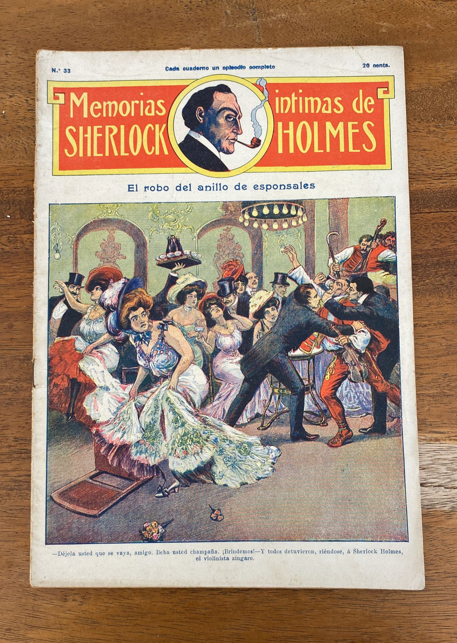 Memorias Íntimas de Sherlock Holmes nº 33. F. Granada y Cª
