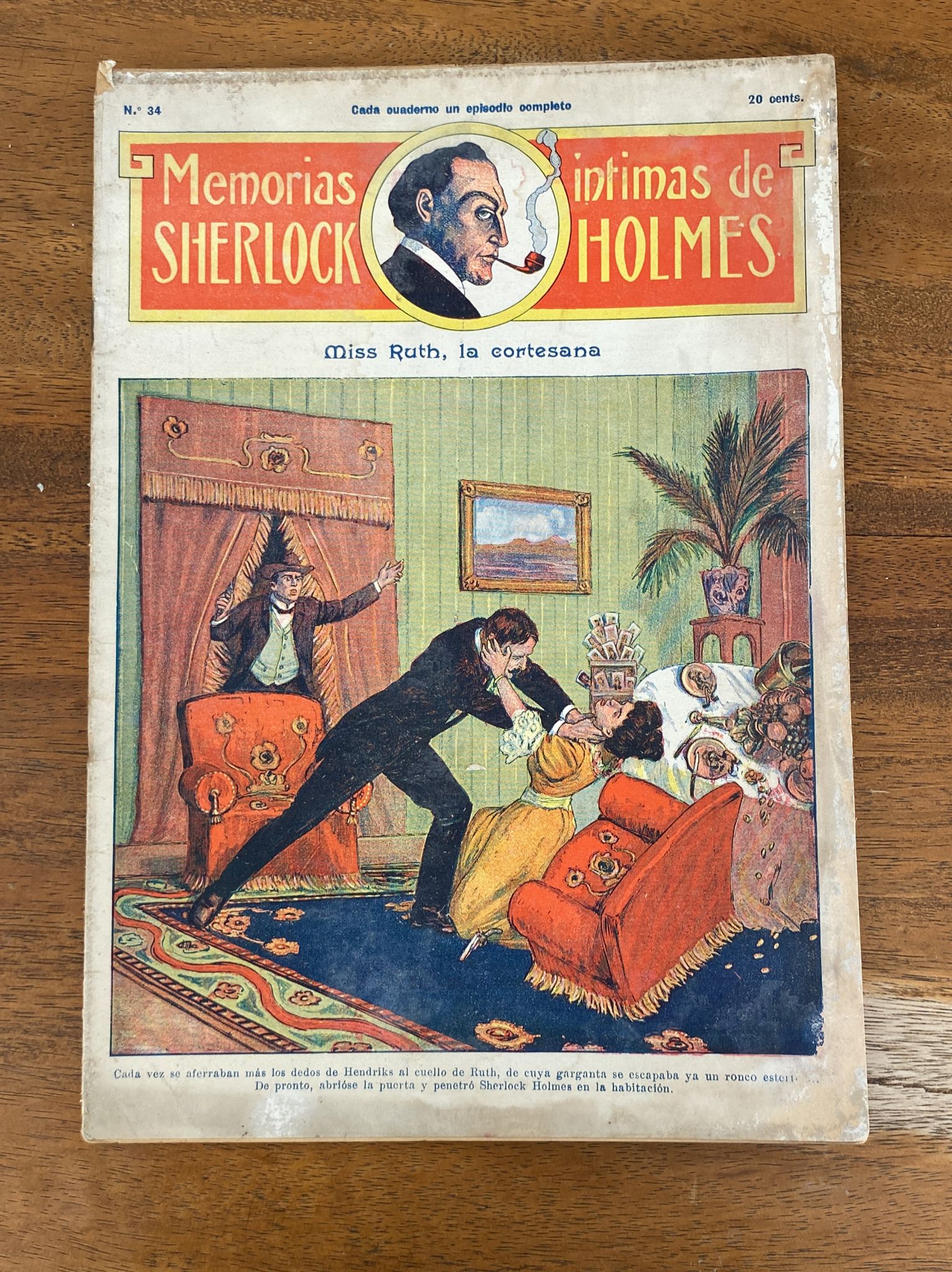 Memorias Íntimas de Sherlock Holmes nº 34. F. Granada y Cª