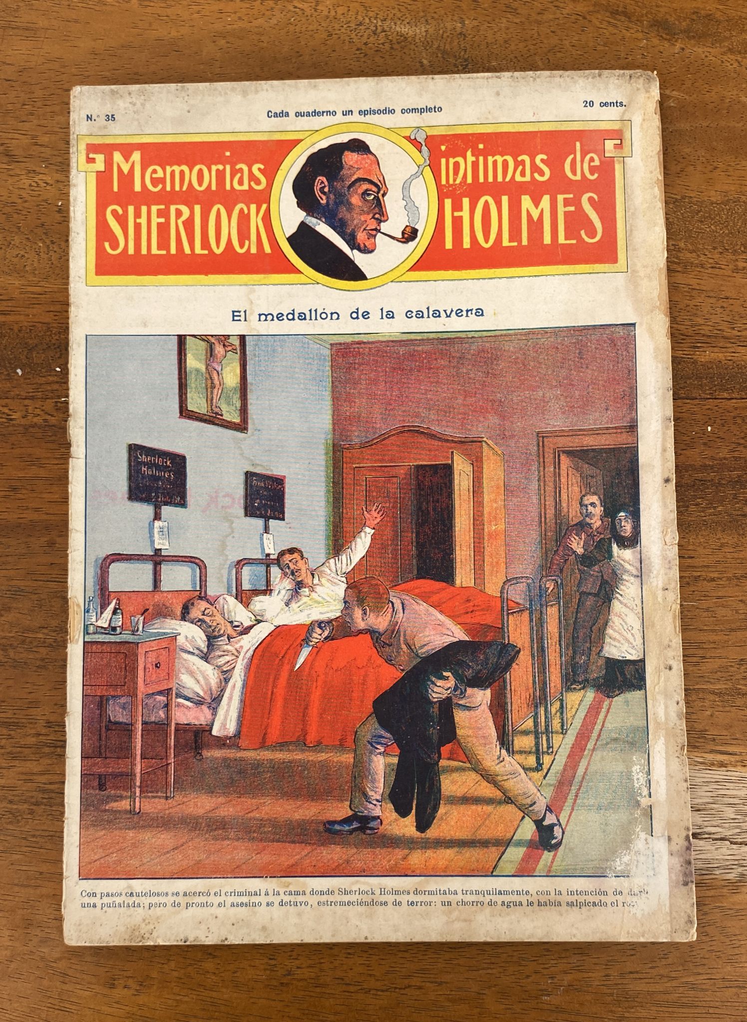 Memorias Íntimas de Sherlock Holmes nº 35. F. Granada y Cª